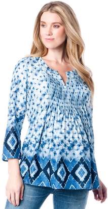 A Pea in the Pod Pleated Maternity Blouse