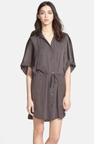 Thumbnail for your product : Halston Oversized Woven Shirtdress