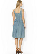 Thumbnail for your product : Lauren Ralph Lauren Sleeveless A-Line Denim Dress