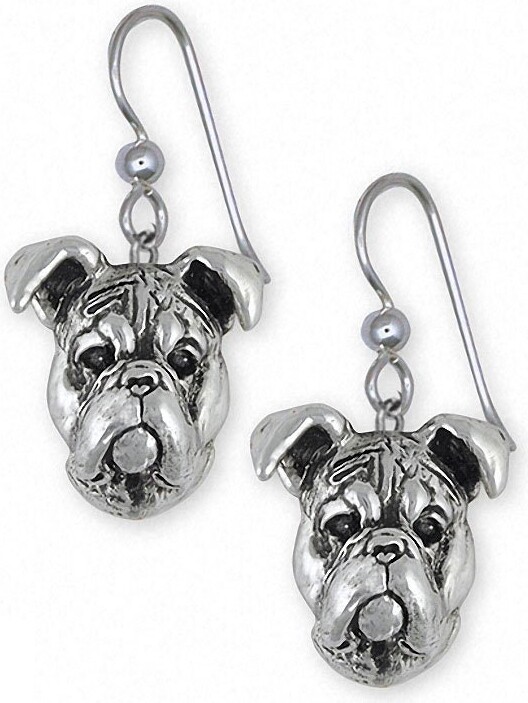 Etsy Boxer Jewelry Sterling Silver Handmade Earrings Bd32-E