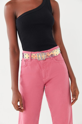 Urban Outfitters Clear Double Prong Belt