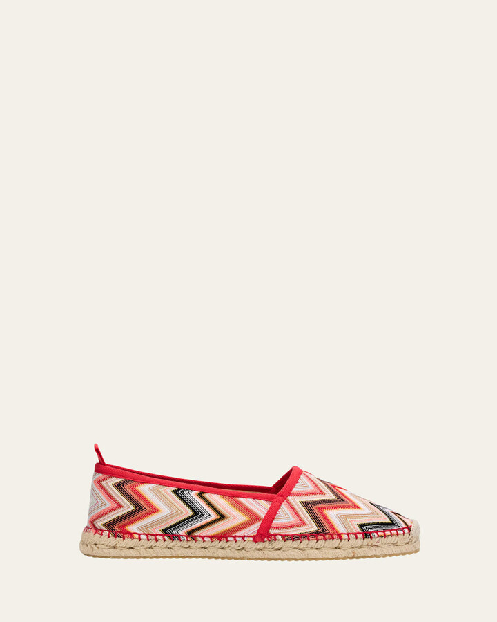 Raschel Ankle-Tie Wedge Espadrilles
