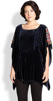Thumbnail for your product : Johnny Was Johnny Was, Sizes 14-24 Joy Velvet Poncho