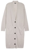 Thumbnail for your product : Lafayette 148 New York Plus Size Women's Long Merino Wool & Cashmere Cardigan