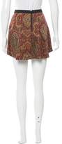 Thumbnail for your product : Reformation Paisley Mini Skirt