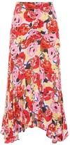 Thumbnail for your product : Rebecca Vallance Blume floral crepe skirt