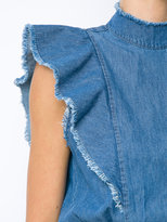 Thumbnail for your product : Lilly Sarti denim maxi dress