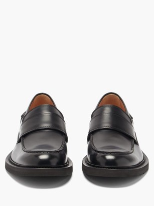 Bottega Veneta The Level Leather Loafers - Black