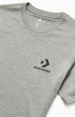 Converse Gray Left Chest Star Chevron T-Shirt