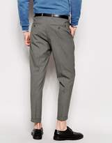 Thumbnail for your product : ASOS Skinny Crop Smart Pants In Mid Grey