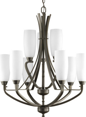 Westin 9 - Light Shaded Tiered Chandelier