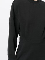 Thumbnail for your product : alexanderwang.t Crew-Neck Long-Sleeved Short Dress