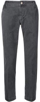 Entre Amis creased tapered trousers
