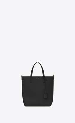 Saint Laurent Shopping Bag Toy In Supple Leather