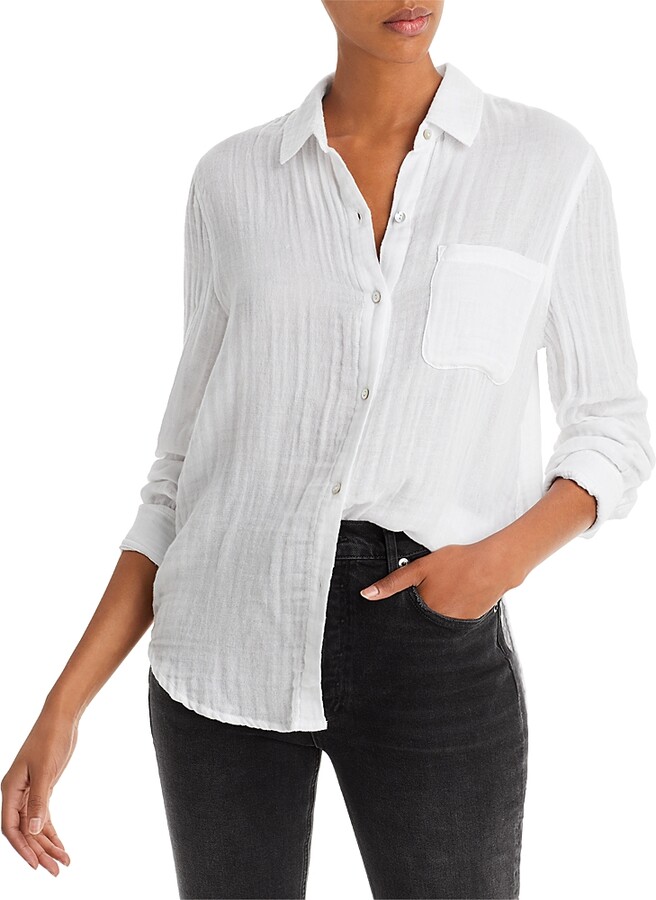 Rails Ellis Long Sleeve Gauze Shirt
