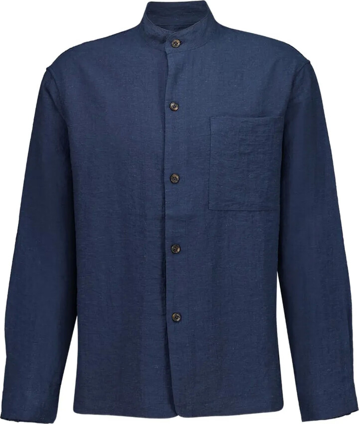 COMMAS Mandarin-Collar Shirt