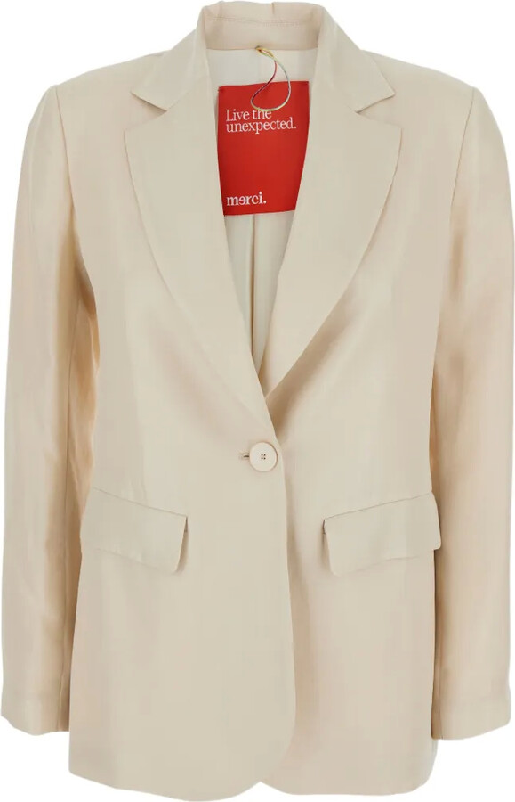 Merci Button Pocket Blazer