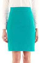 Thumbnail for your product : JCPenney Worthington® High-Waist Sateen Pencil Skirt - Tall