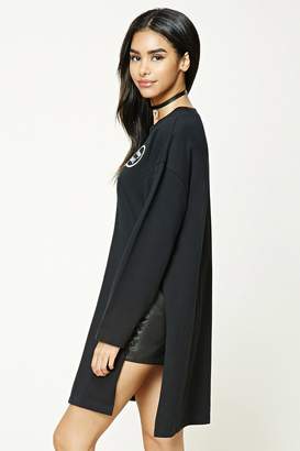 Forever 21 Hang Out Patch Graphic Tunic