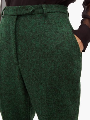 Erdem Bernadina Felt Trousers - Green Multi