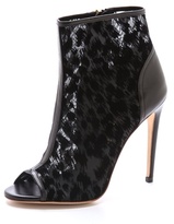 Thumbnail for your product : Jerome C. Rousseau Juda Leopard Mesh Booties