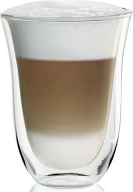 De'Longhi set of 2 Latte Double Wall Thermal Glasses