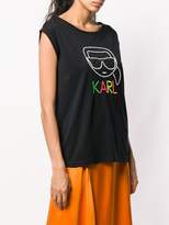 Thumbnail for your product : Karl Lagerfeld Paris sleeveless logo top