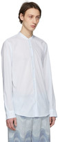 Thumbnail for your product : Dries Van Noten Blue and White Claver Shirt