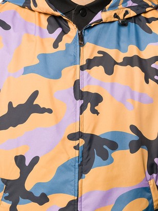 Valentino Camouflage Hooded Jacket