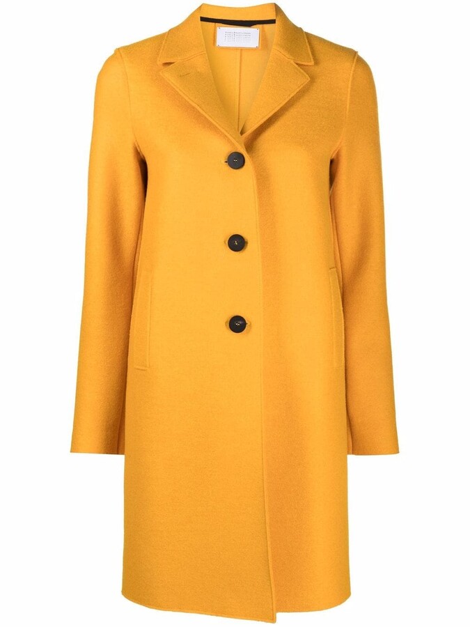 wool mustard coat