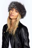Thumbnail for your product : boohoo Anna Longpile Faux Fur Headband