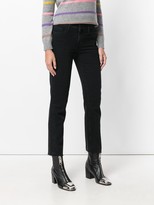 Thumbnail for your product : Paige Cropped Slim Fit Jeans