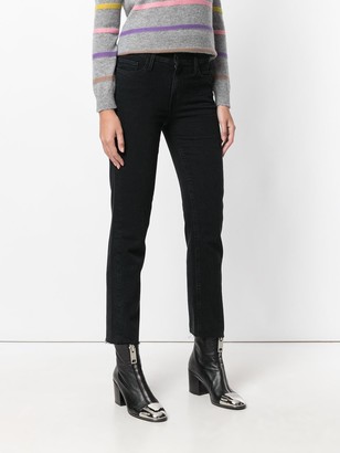 Paige Cropped Slim Fit Jeans