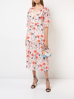Thumbnail for your product : Borgo de Nor Floral Print Flared Dress