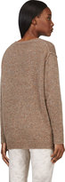 Thumbnail for your product : Etoile Isabel Marant Brown Rikers Foldover Sweater
