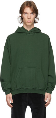【正規店出品】HAIDER ACKERMANN SHIRT MERCURE GREEN Haider Ackermann Oversized Washed Silk Satin Shirt, $765