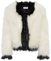 Thumbnail for your product : Saint Laurent Faux fur cropped jacket