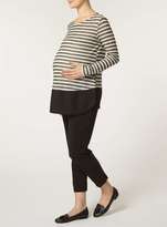 Thumbnail for your product : **Maternity Black Straight Leg Trousers