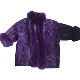 Thumbnail for your product : Christian Dior Purple Fur Coat