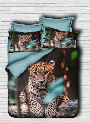 Asir Group INC Turquoise/Brown Microfiber 3 Piece Duvet Cover Set