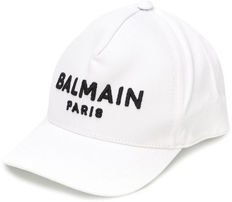 Balmain Kids Logo-Embroidered Baseball Cap