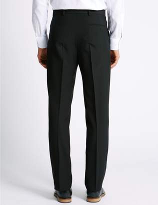 Marks and Spencer Big & Tall Regular Fit Flat Front Trousers