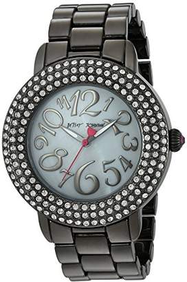 Betsey Johnson Women's Quartz Stainless Steel and Alloy Casual Watch