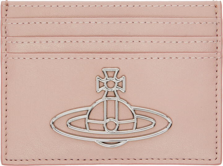 Vivienne Westwood Pink Pearlised Card Holder - ShopStyle