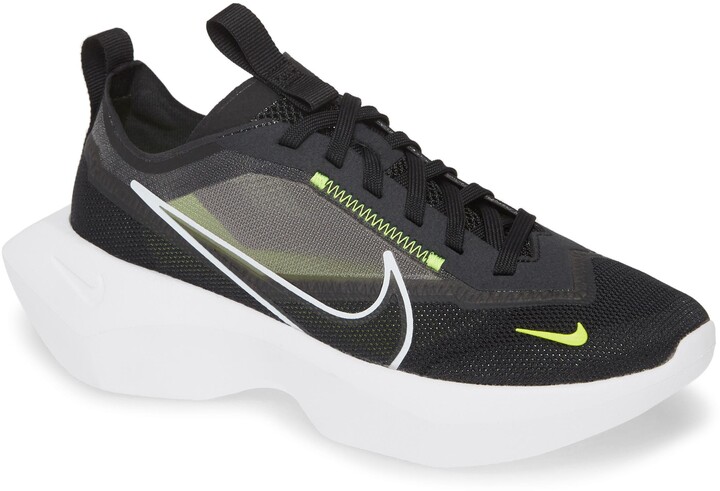 black chunky nike trainers