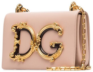 Dolce & Gabbana Girls leather shoulder bag