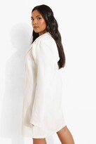 Thumbnail for your product : boohoo Plus Premium Blazer Cut Out Dress