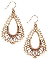 Thumbnail for your product : Lucky Brand Gold-Tone Openwork Teardrop Earrings