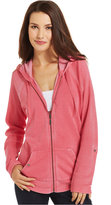 Thumbnail for your product : Style&Co. Sport Mixed-Media Thermal Zip-Up Hoodie