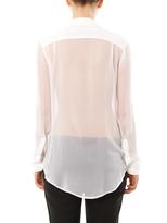 Thumbnail for your product : Equipment Reese contrast-panel  blouse